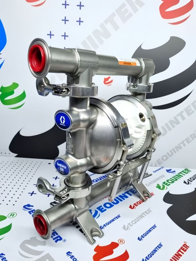 Bomba Sanitaria Neumática de Doble Diafragma SaniForce 515 con Certificación FDA FD5111 GRACO