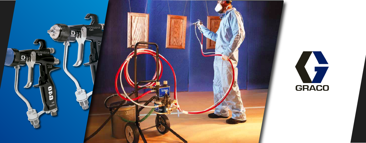 Equipos y pistolas para pintar manuales y automáticos - convencionales, HVLP, compliant - GRACO