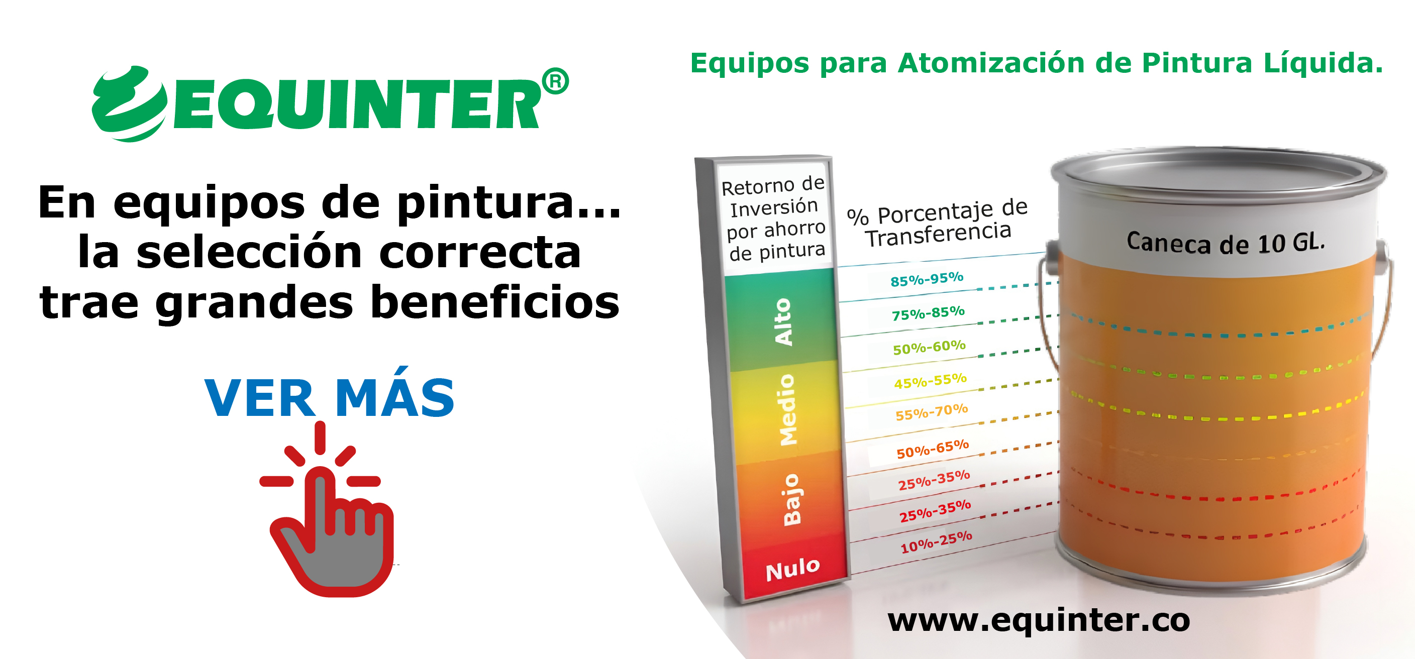 Banner Tecnologías de Atomización de Pintura